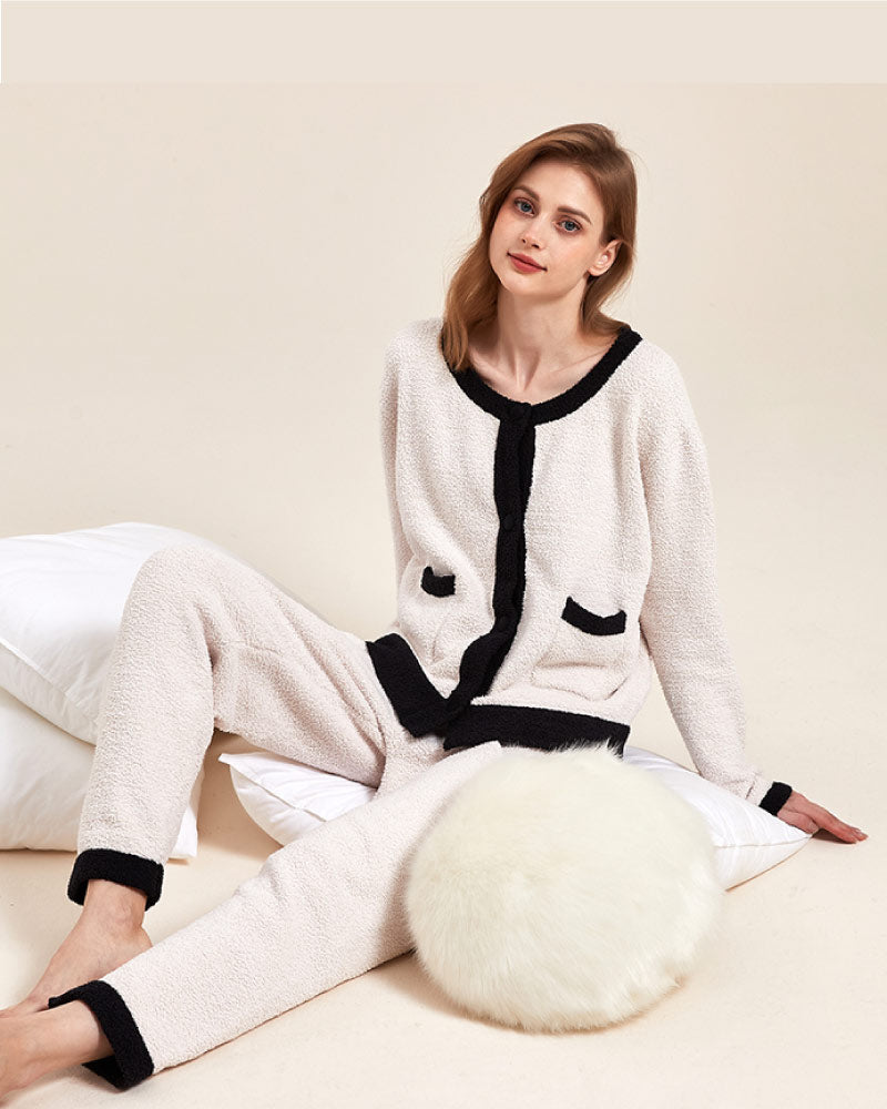 Winter Classic Chic Style Fur Pajama seat